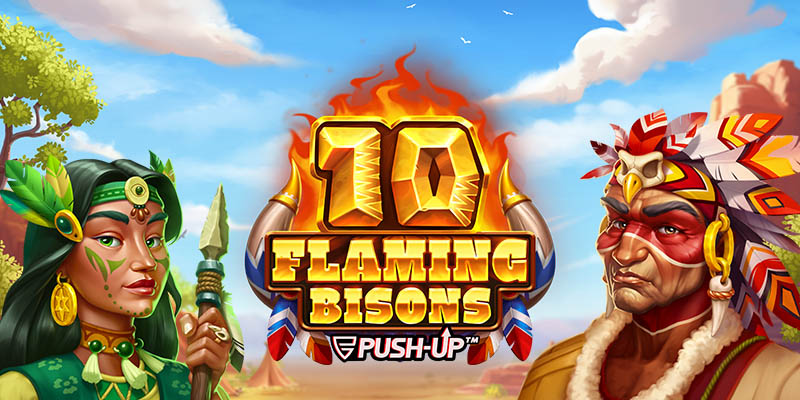 10 Flaming Bisons: Обзор слота - Ловим бизонов и джекпоты!
