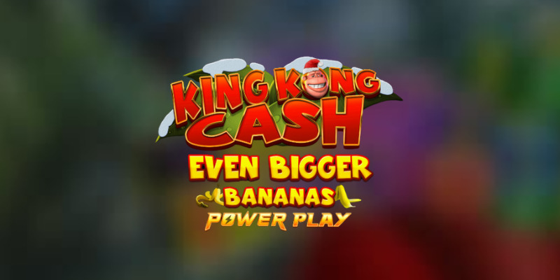 King Kong Cash Even Bigger Bananas Power Play:  Конг в Санта-шапке и гора бананов